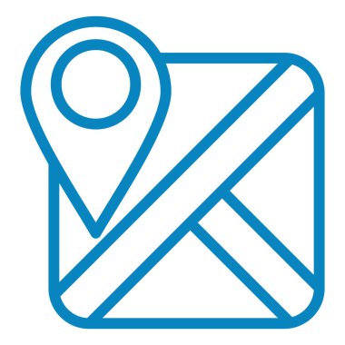 Harita iğnesi. Web simgesi