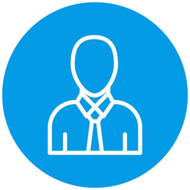 avatar modern simge vektör çizimi