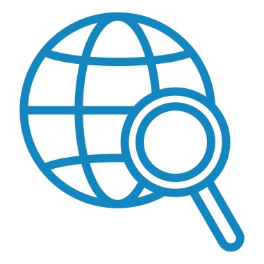 Ara. Web simgesi basit illüstrasyon