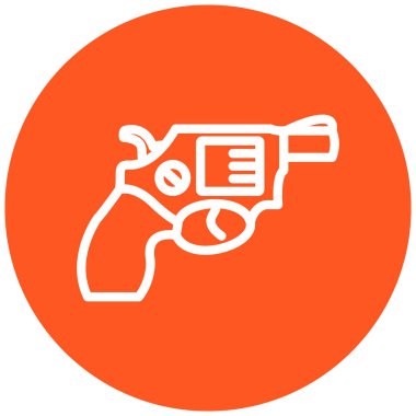 Bir silah simgesinin vektör illüstrasyonu