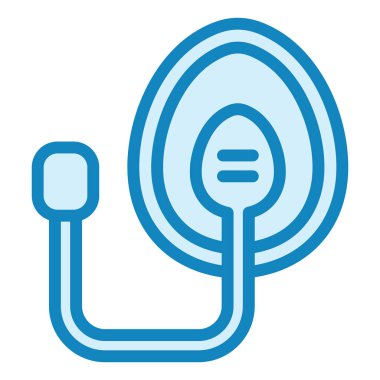 Oksijen Maskesi modern simge vektör çizimi 