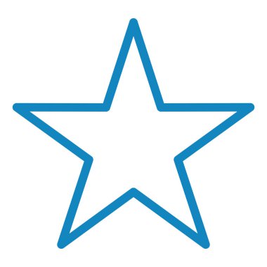 Yıldız. Web simgesi basit illüstrasyon