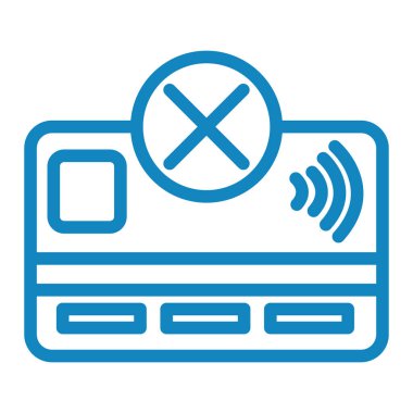 Kredi kartı vektör simgesi