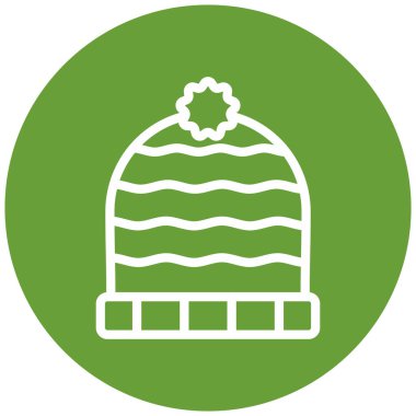 Noel şapkası vektör simgesi