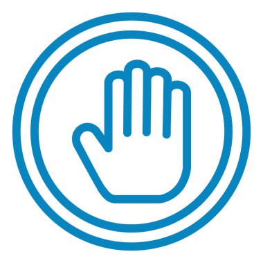 el simgesi vektör illüstrasyonu