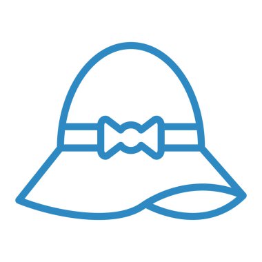 Şapka simgesi vektör illüstrasyonu