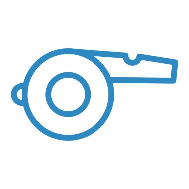 ıslık simgesi vektör illüstrasyonu