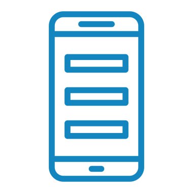 cep telefonu ikonu vektör illüstrasyonu