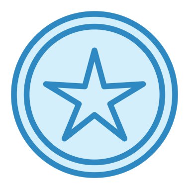 yıldız simgesi, vektör çizimi