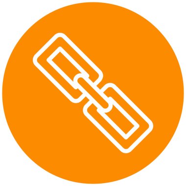 Bağlantı. Web simgesi basit illüstrasyon