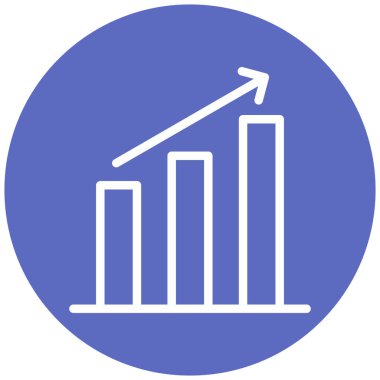 bar çizelgesi simgesi, vektör illüstrasyonu