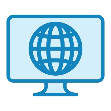 Web sitesi simgesinin vektör illüstrasyonu