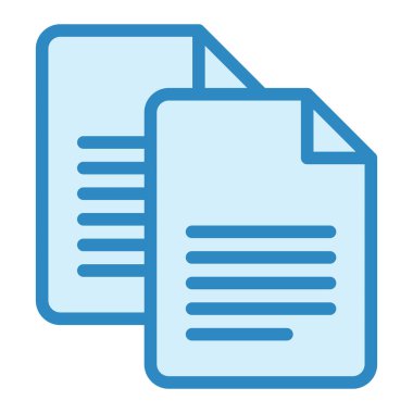 Belge. Web simgesi basit illüstrasyon