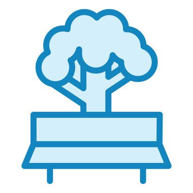 Park et. Web simgesi basit illüstrasyon 