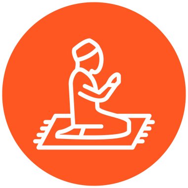 Dua modern ikon vektör illüstrasyonu