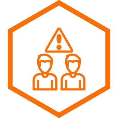 İnsan simgesinin vektör illüstrasyonu