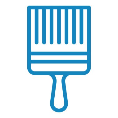 Fırça simgesi vektör illüstrasyonunu boya