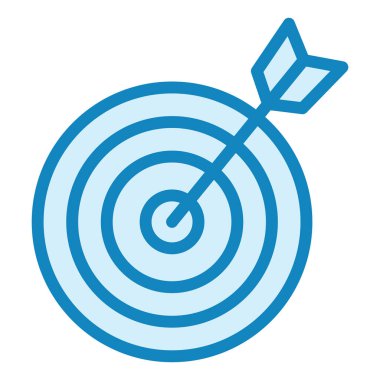 Hedef. Web simgesi basit illüstrasyon