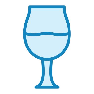 Kadeh simgesi. Basit resimleme