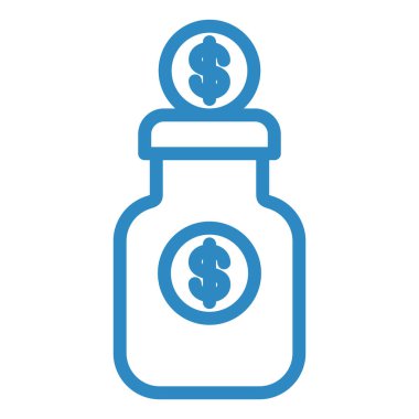 para çantası simgesi, vektör illüstrasyonu