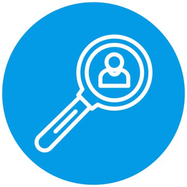 Arama simgesi vektör illüstrasyonu