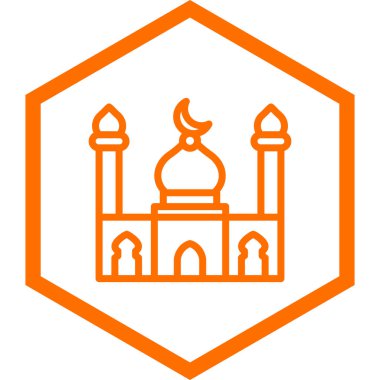 Cami simgesi, vektör resimleme