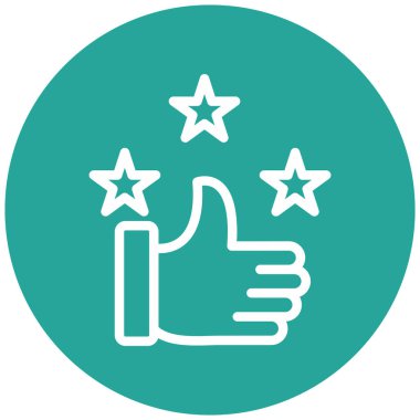 Yıldız. Web simgesi basit illüstrasyon