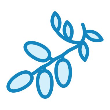 zeytin ikonu vektör illüstrasyonu 