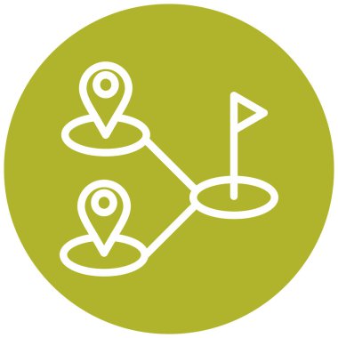 konum. Web simgesi basit illüstrasyon