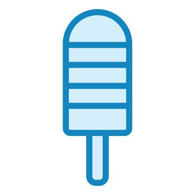 Buzlu şeker. Web simgesi basit illüstrasyon 