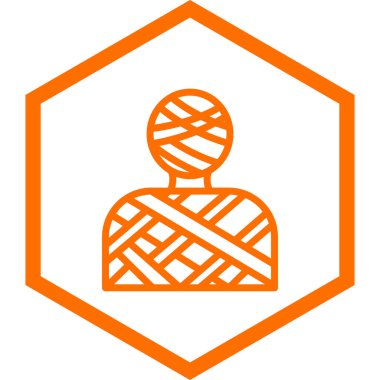 Miğferli bir adamın vektör çizimi