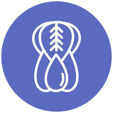 Eşsiz Çiçek Vektörü Kabartma Simgesi