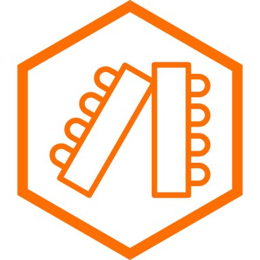 Yapı simgesinin vektör illüstrasyonu