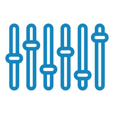 ses eşitleyici simge vektör illüstrasyon tasarımı