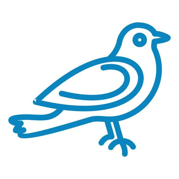 Vogel Symbol Vektor Illustration — Stockvektor