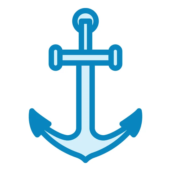 Anchor Icon Vector Illustration — Stock Vector