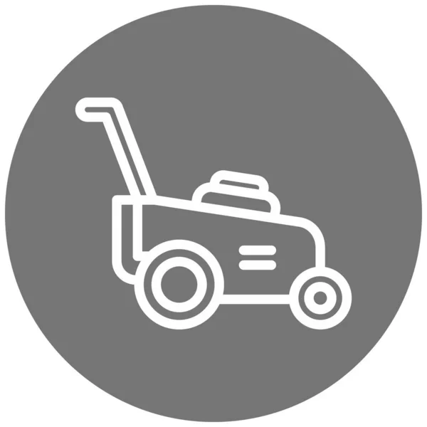 Icono Segadora Tractor Ilustración Simple Los Iconos Vectoriales Equipos Granja — Archivo Imágenes Vectoriales