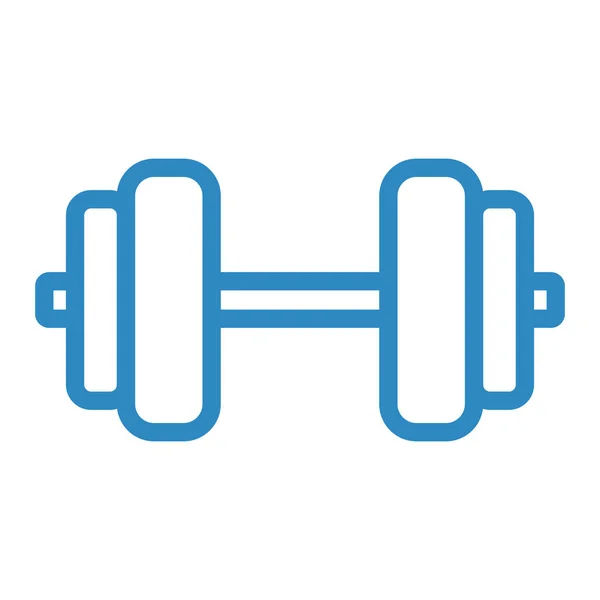 Ilustração Vetor Ícone Dumbbell — Vetor de Stock