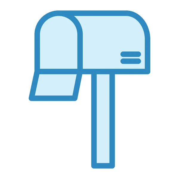 Vector Illustration Mailbox Icon — Stock Vector