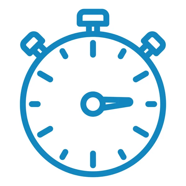 Stopwatch Icono Vector Ilustración — Archivo Imágenes Vectoriales