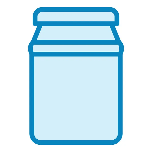 Jar Moderne Icon Vektor Illustration — Stockvektor