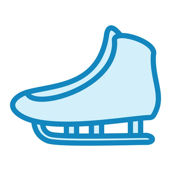 Patines Hielo Icono Moderno Vector Ilustración — Archivo Imágenes Vectoriales