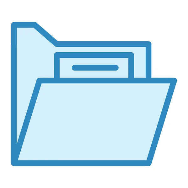 Folder Modern Icon Vector Illustration — Image vectorielle