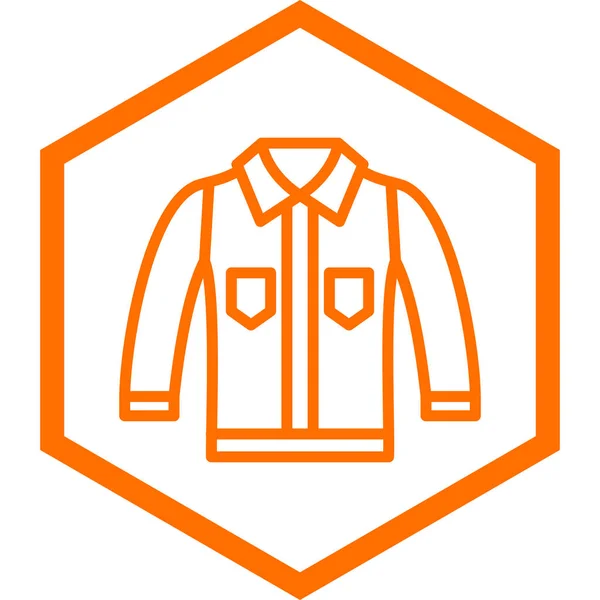 Ikona Bundy Jednoduchá Ilustrace Vektorového Symbolu Oblečení Pro Web — Stockový vektor