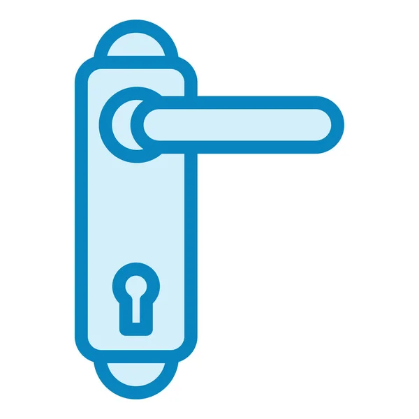Doorknob Icon Vector Illustration Simple Design — Stock Vector