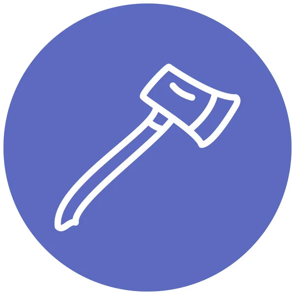 Vector Illustration Axe Modern Icon — Stock Vector