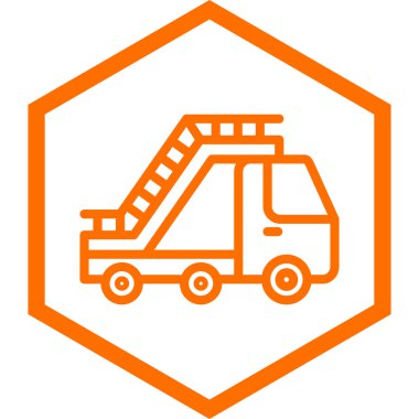 Yapımın izole edilmiş bir çizgi simgesinin çizimi