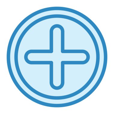 ekle. Web simgesi basit illüstrasyon