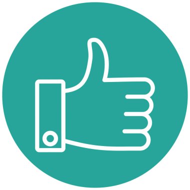 Gibi. Web simgesi basit illüstrasyon