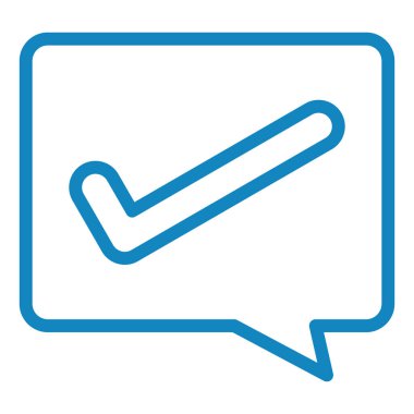 Konuş. Web simgesi basit illüstrasyon